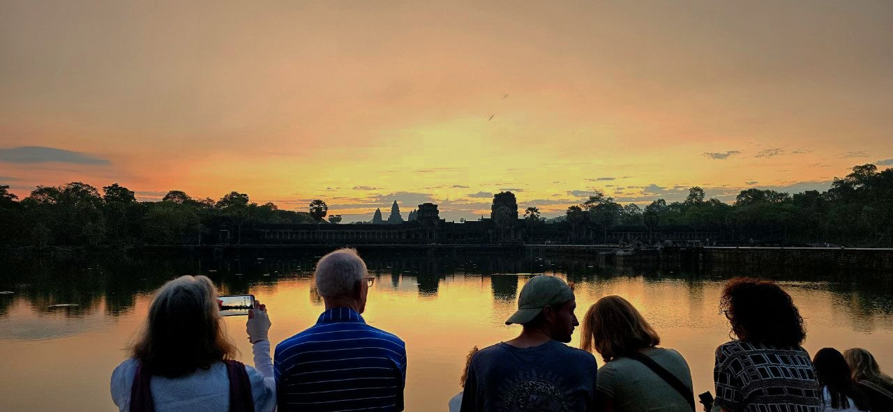 Le lever de soleil à Angkor